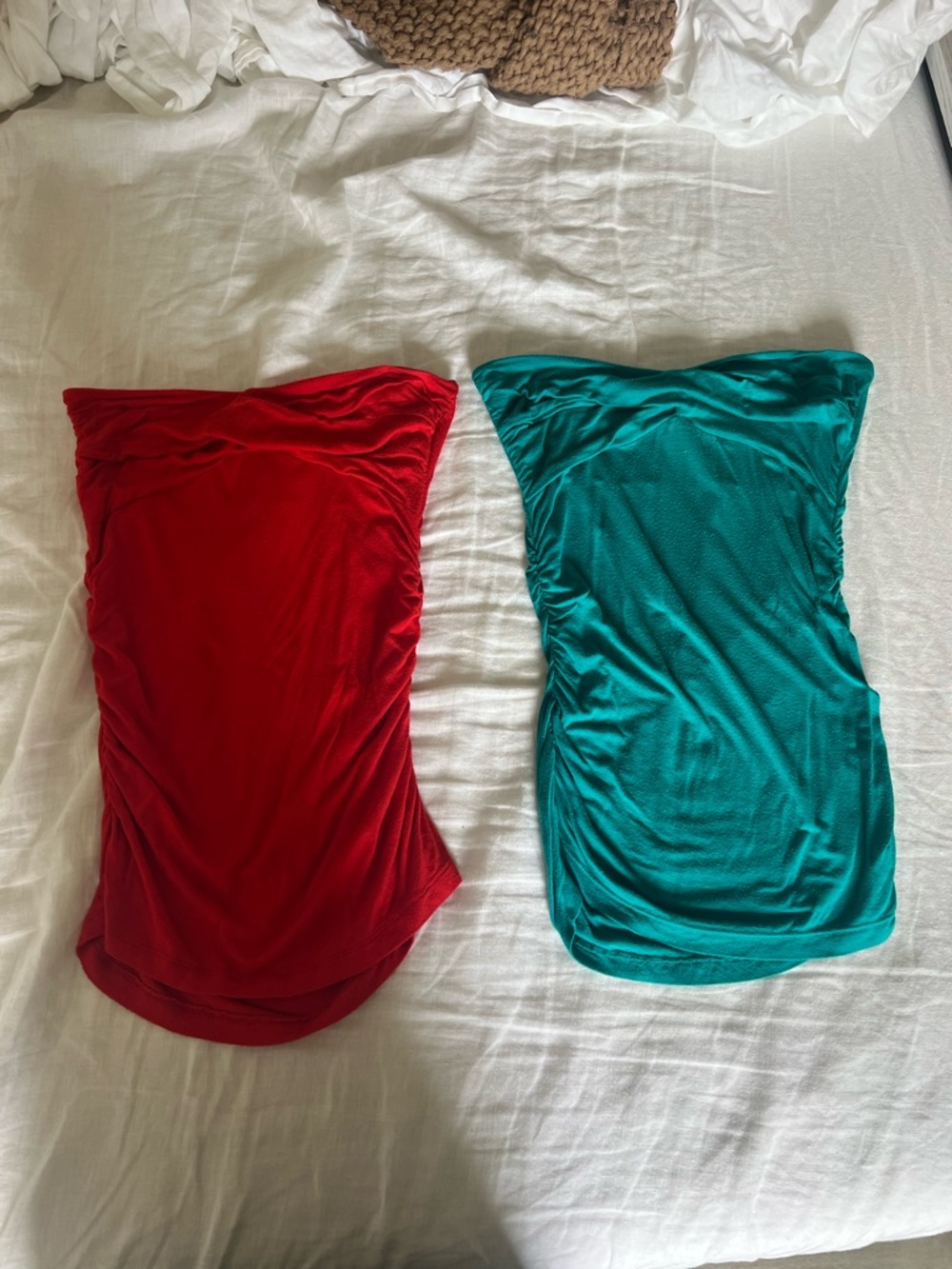 Rue21 Teal Strapless Tube Top